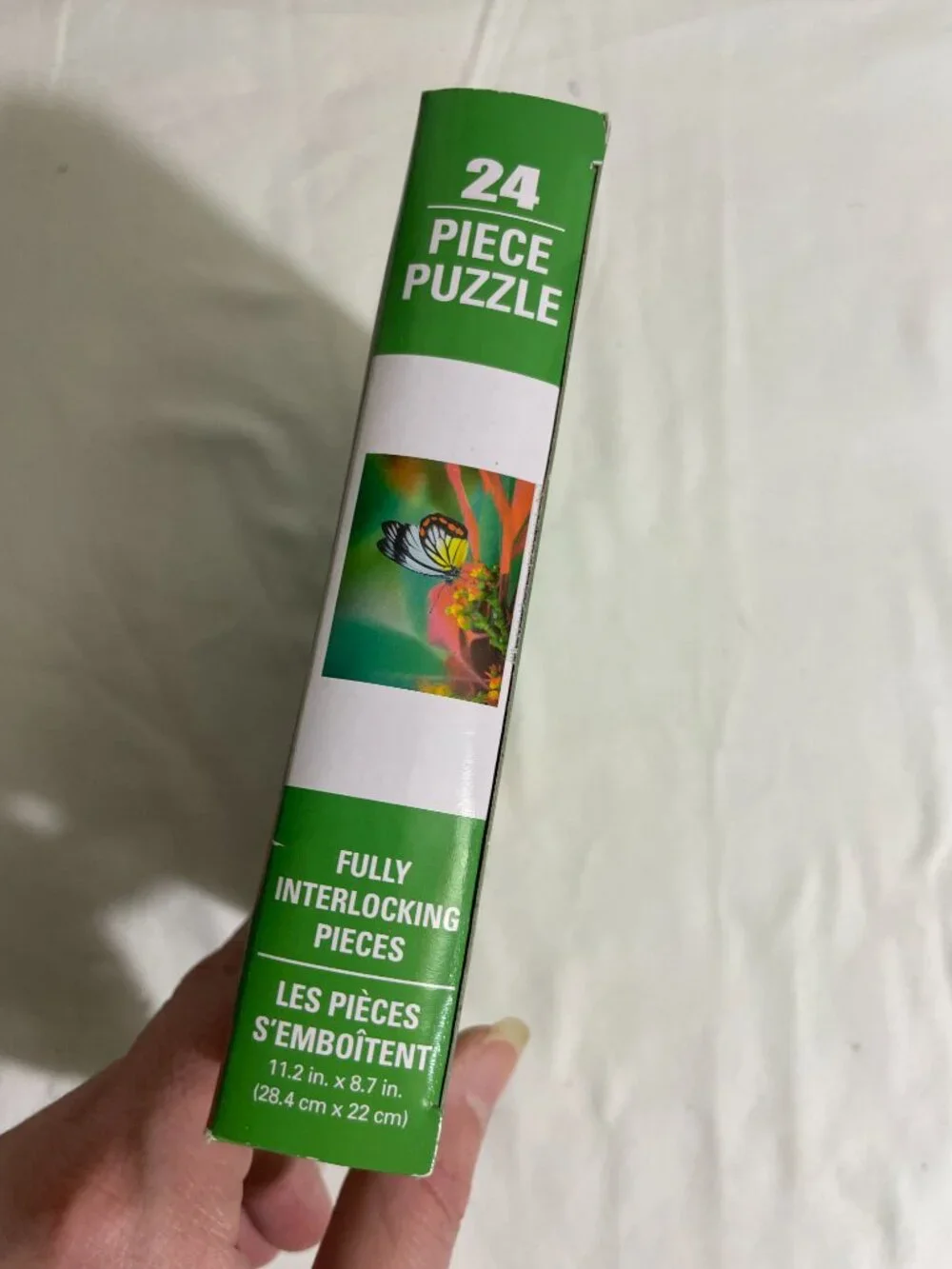 Perfect Fit Puzzles 24 Piece Butterfly Children's Jigsaw Puzzle Complete 11.2
